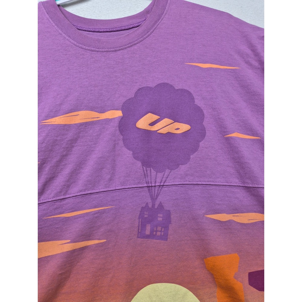 Disney Pixar Up Paradise Falls Spirit Jersey Purple Sunset Gradient Womens XXL - Picture 11 of 14